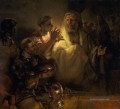 die Verleugnung von Peter 1660 Rembrandt